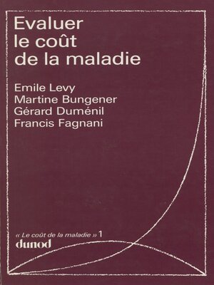 cover image of Le coût de la maladie 1